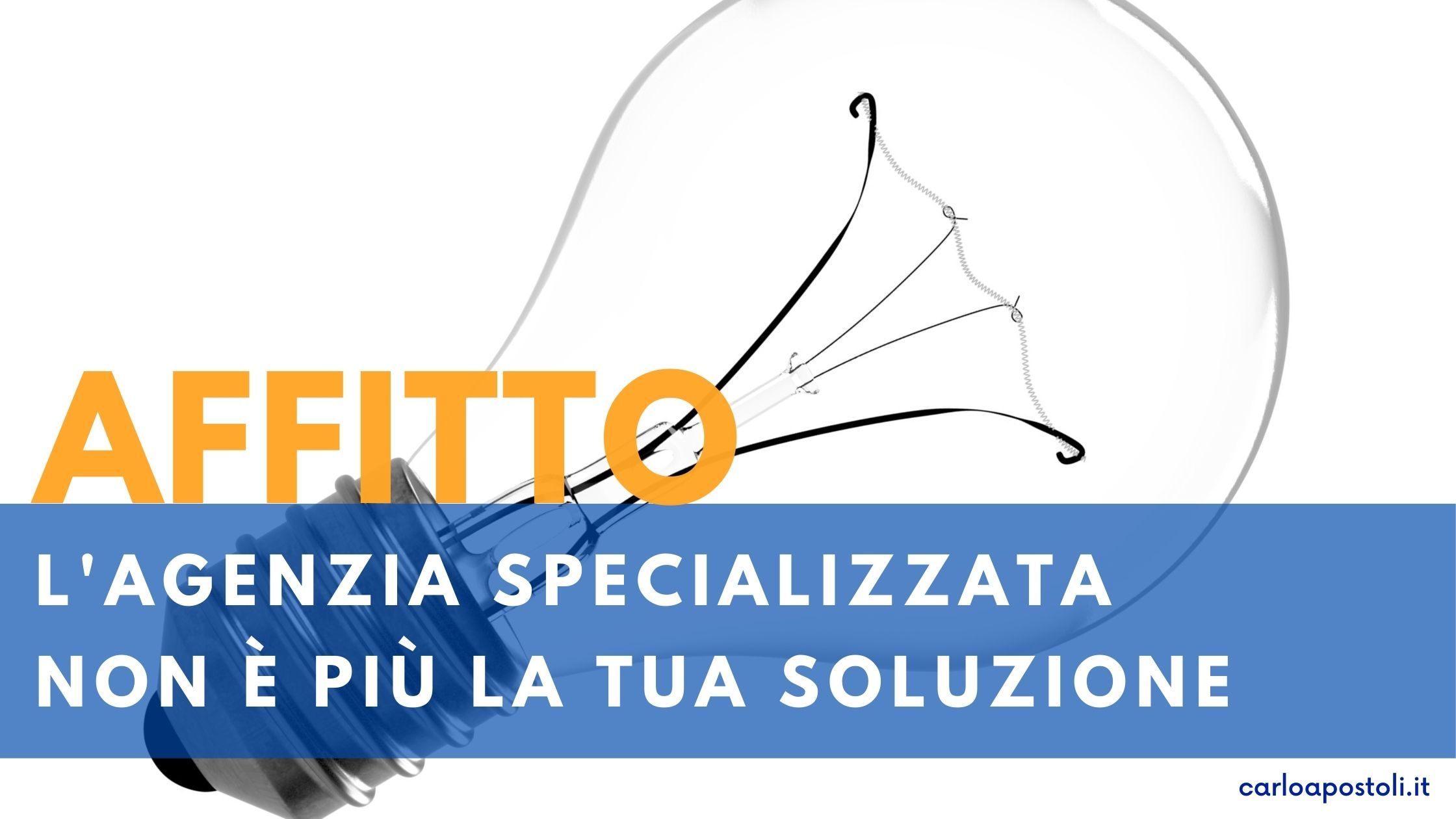 Affitto: l'agenzia specializzata non è la soluzione