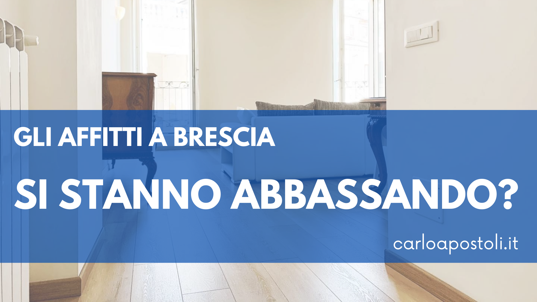 Gli affitti si abbassano a Brescoa